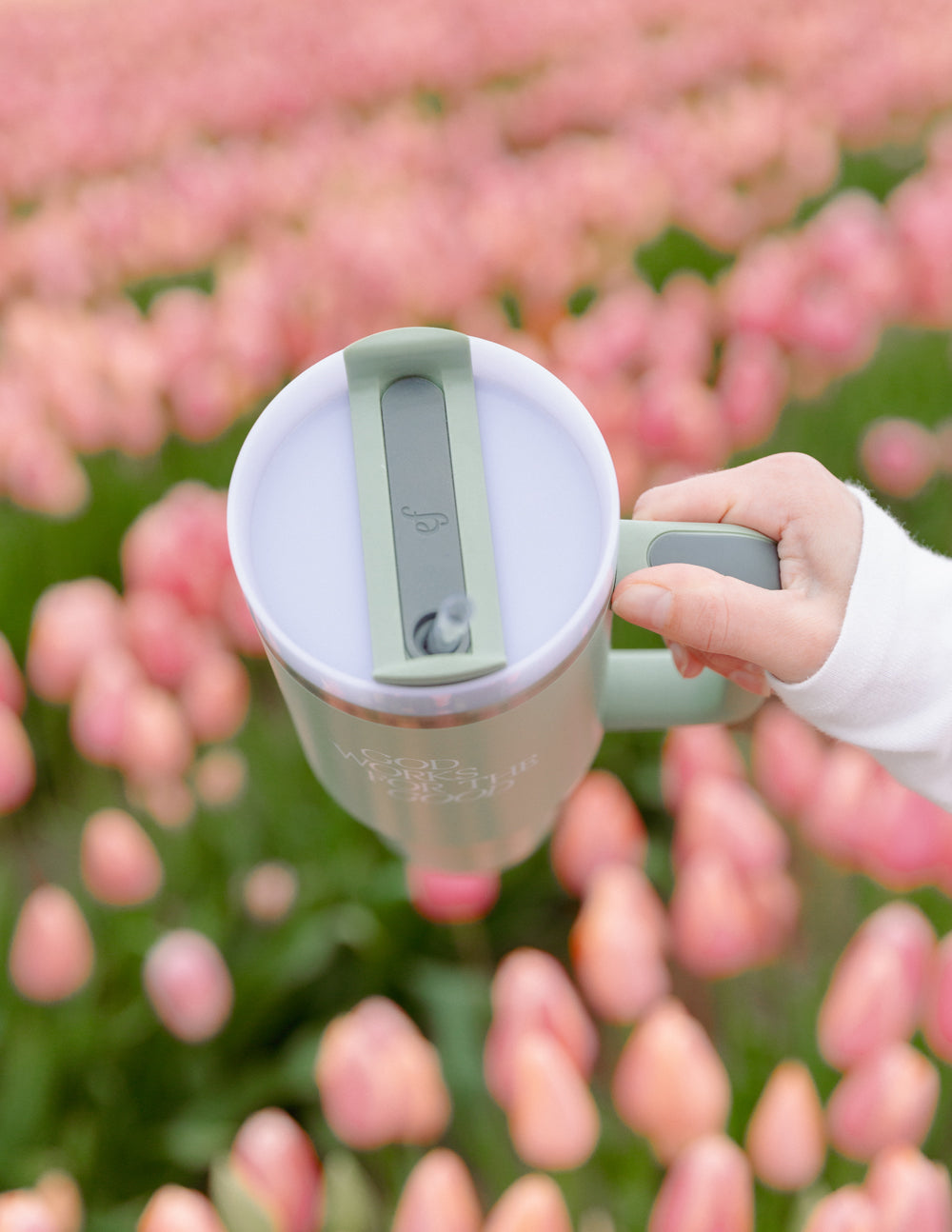 God Works for the Good 40 oz Tumbler